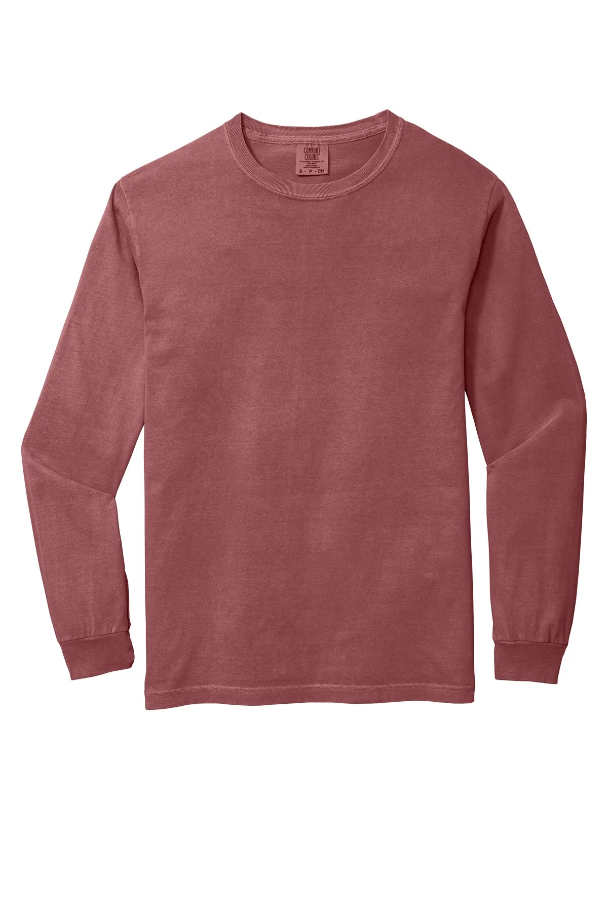 COMFORT COLORS ® Heavyweight Ring Spun Long Sleeve Tee. 6014 Brick_4