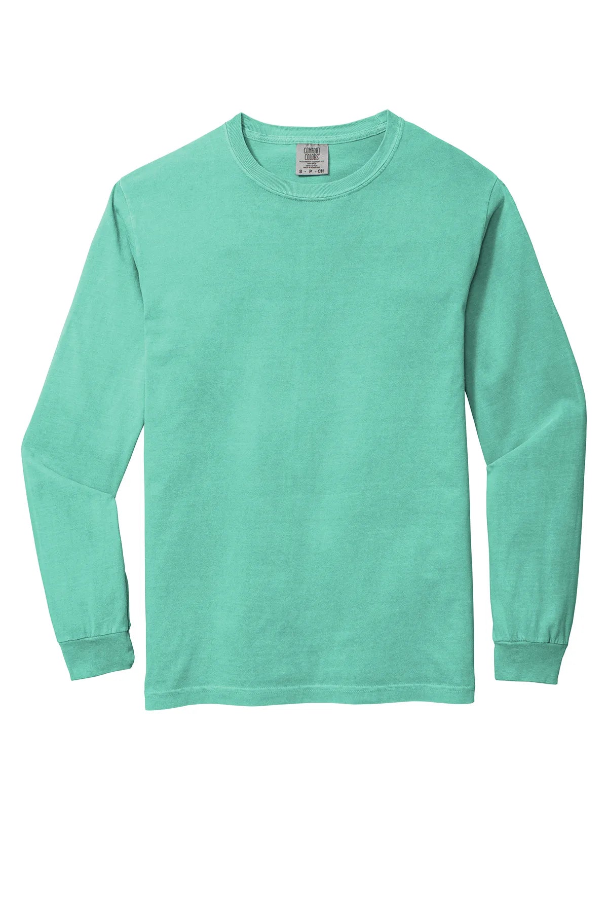 COMFORT COLORS ® Heavyweight Ring Spun Long Sleeve Tee. 6014 Chalky Mint_4