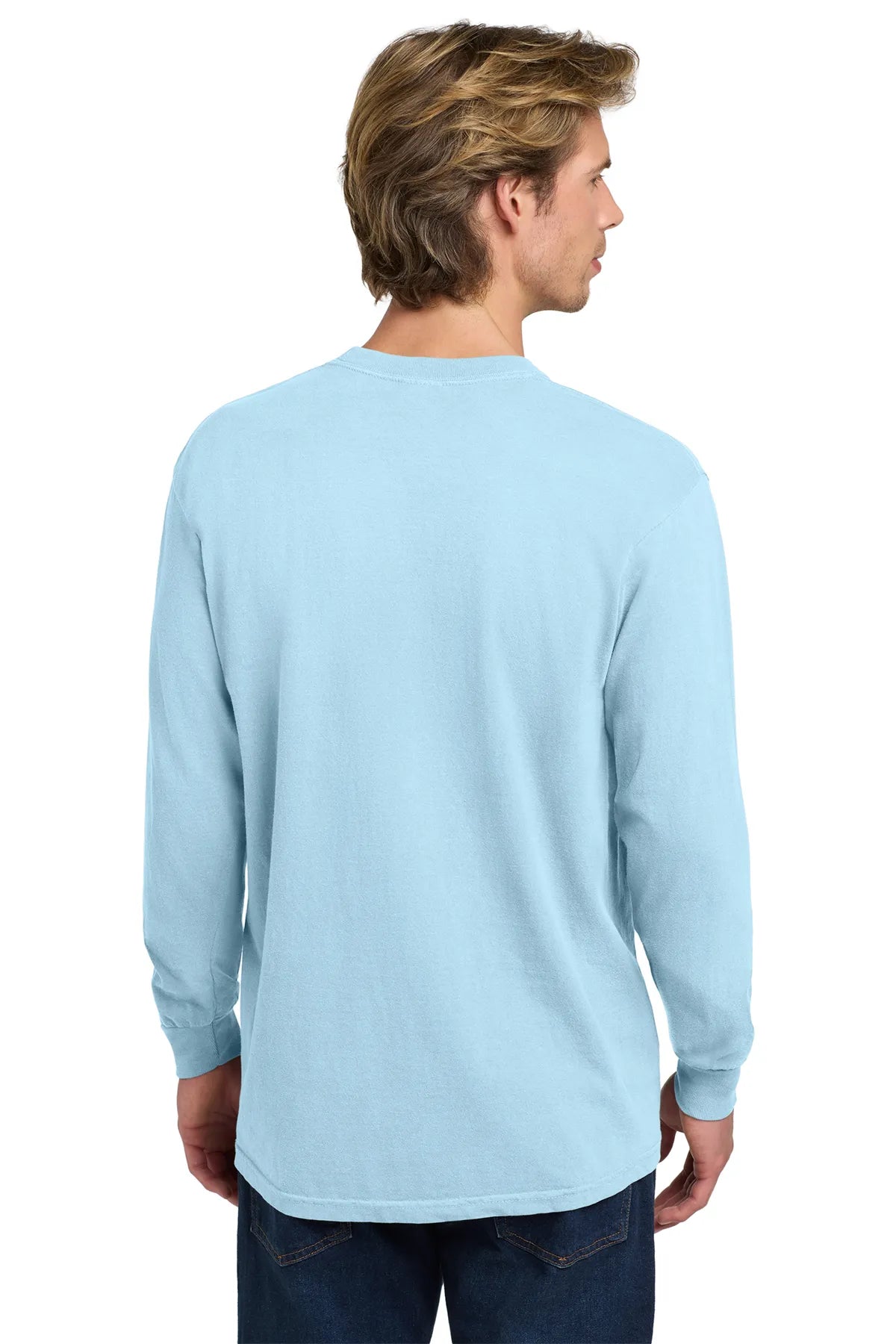 COMFORT COLORS ® Heavyweight Ring Spun Long Sleeve Tee. 6014 Chambray_2