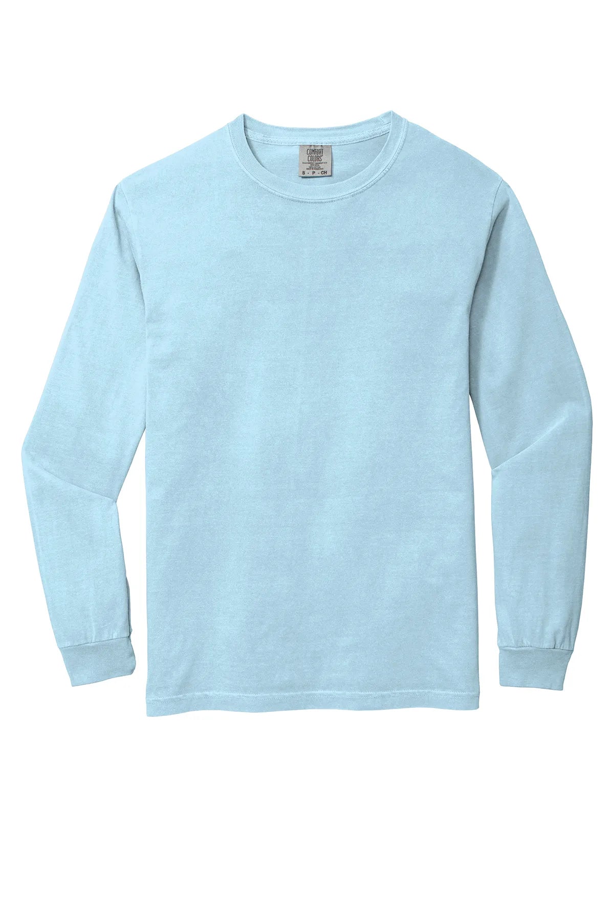 COMFORT COLORS ® Heavyweight Ring Spun Long Sleeve Tee. 6014 Chambray_4