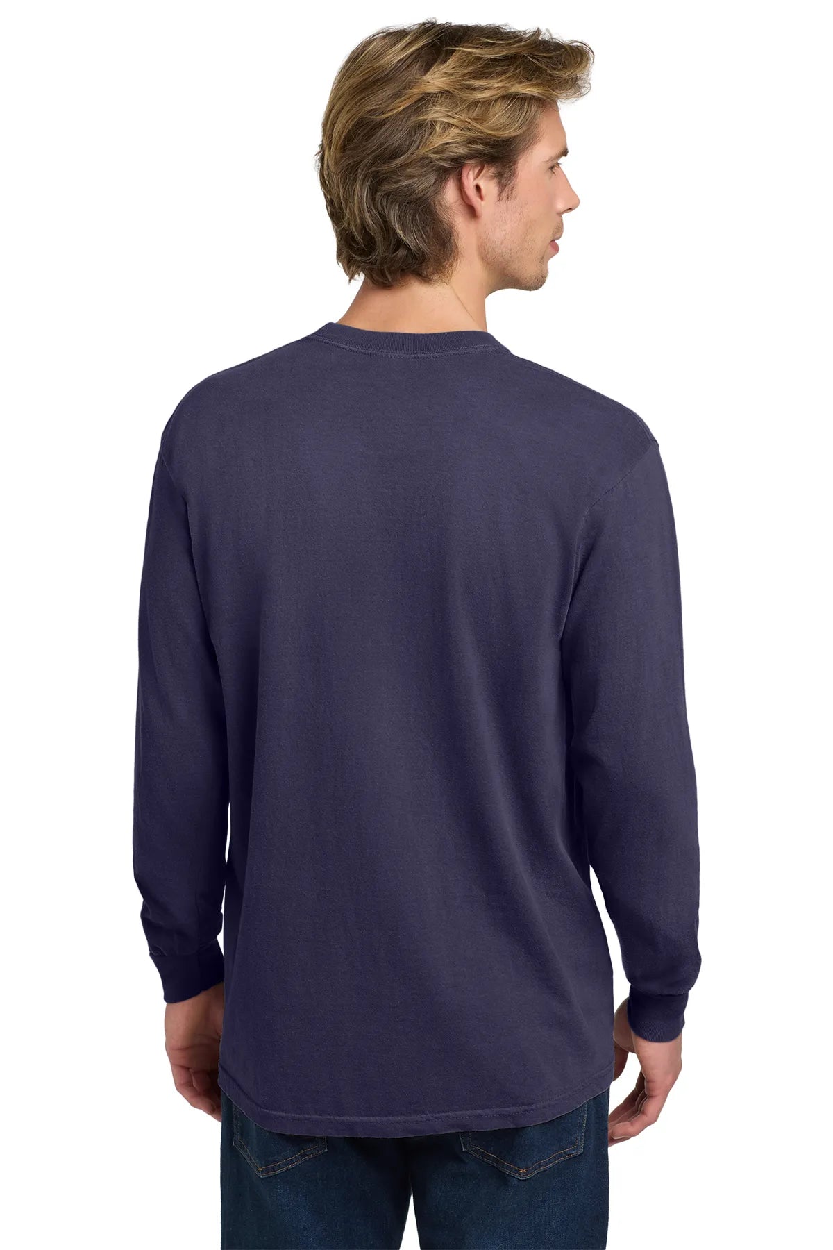 COMFORT COLORS ® Heavyweight Ring Spun Long Sleeve Tee. 6014 Grape_2