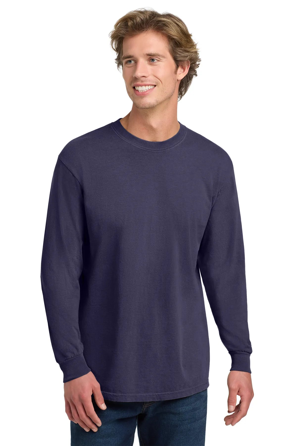 COMFORT COLORS ® Heavyweight Ring Spun Long Sleeve Tee. 6014 Grape_3