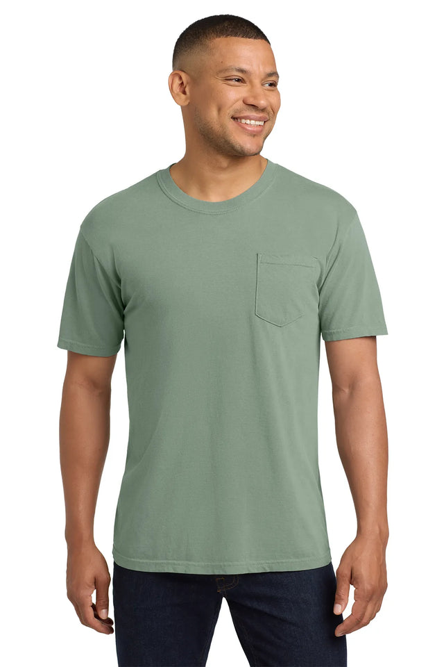 COMFORT COLORS ® Heavyweight Ring Spun Pocket Tee. 6030 Bay_1