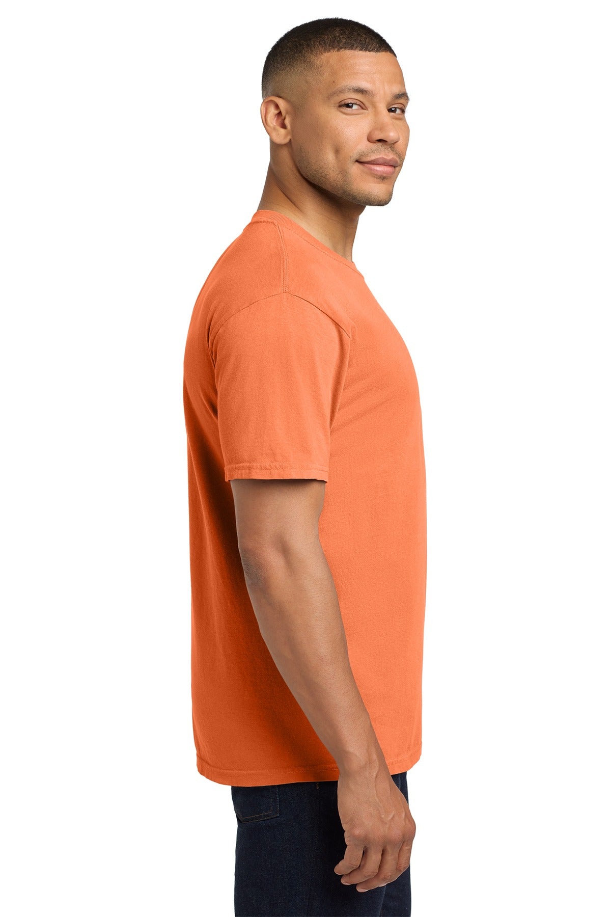 COMFORT COLORS ® Heavyweight Ring Spun Pocket Tee. 6030 Burnt Orange_2