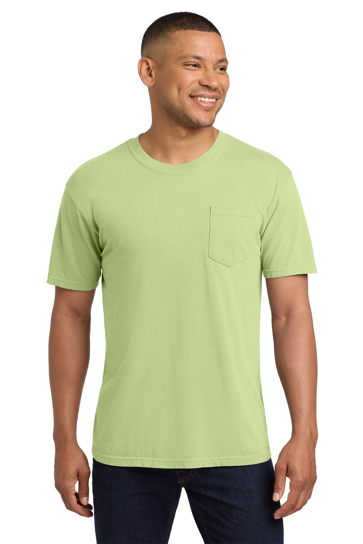COMFORT COLORS ® Heavyweight Ring Spun Pocket Tee. 6030 Celadon