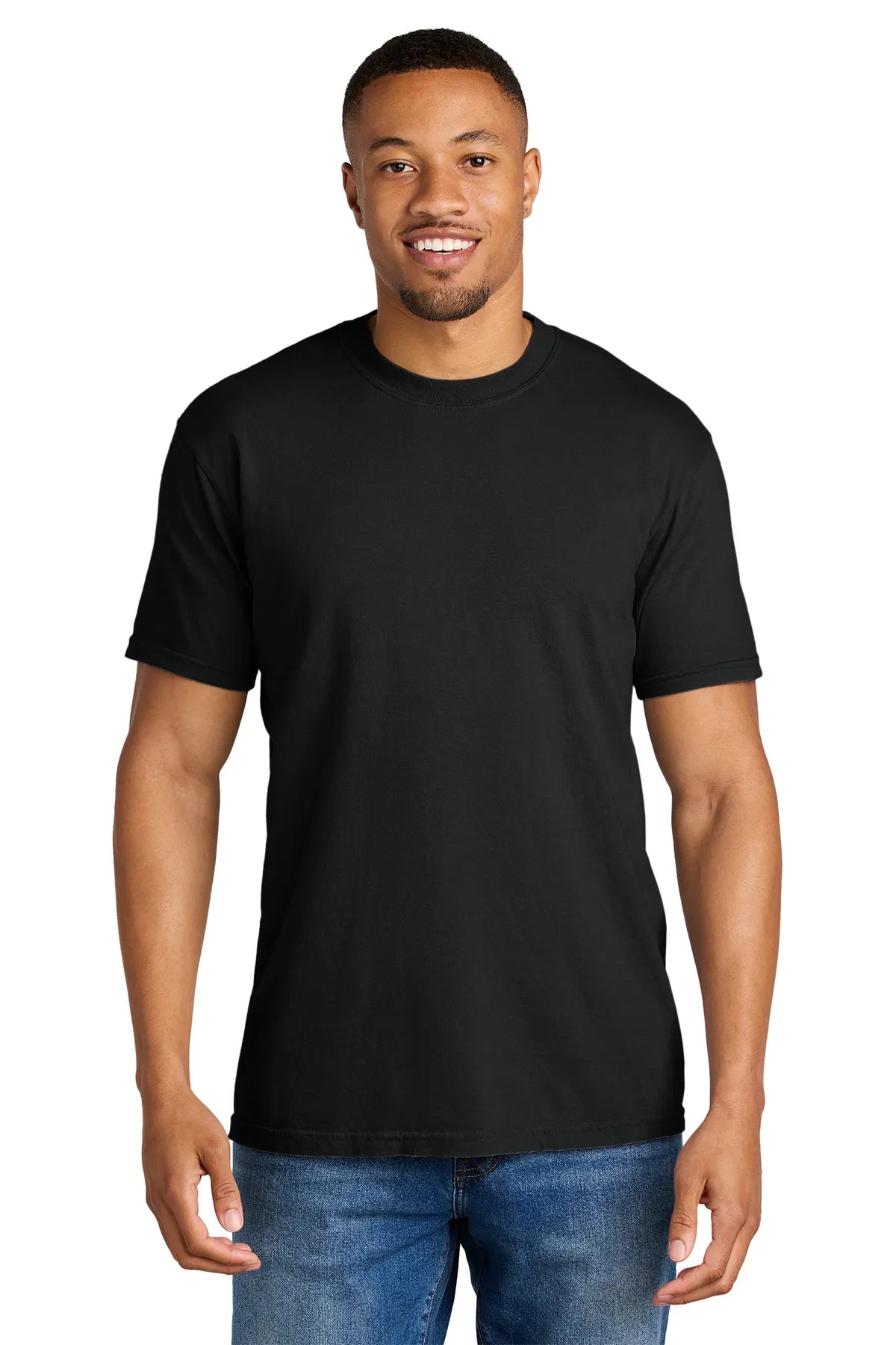 COMFORT COLORS ® Heavyweight Ring Spun Tee. 1717 Black_1