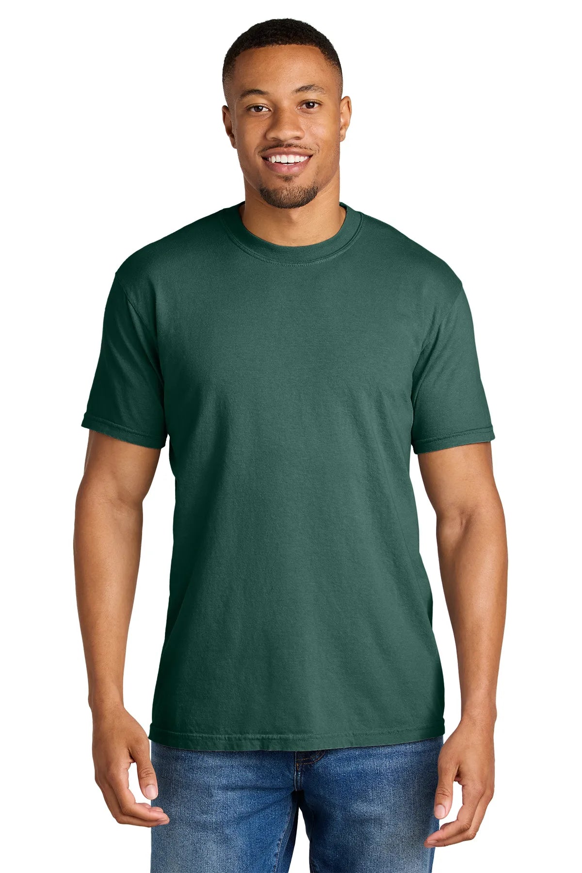 COMFORT COLORS ® Heavyweight Ring Spun Tee. 1717 Blue Spruce_1