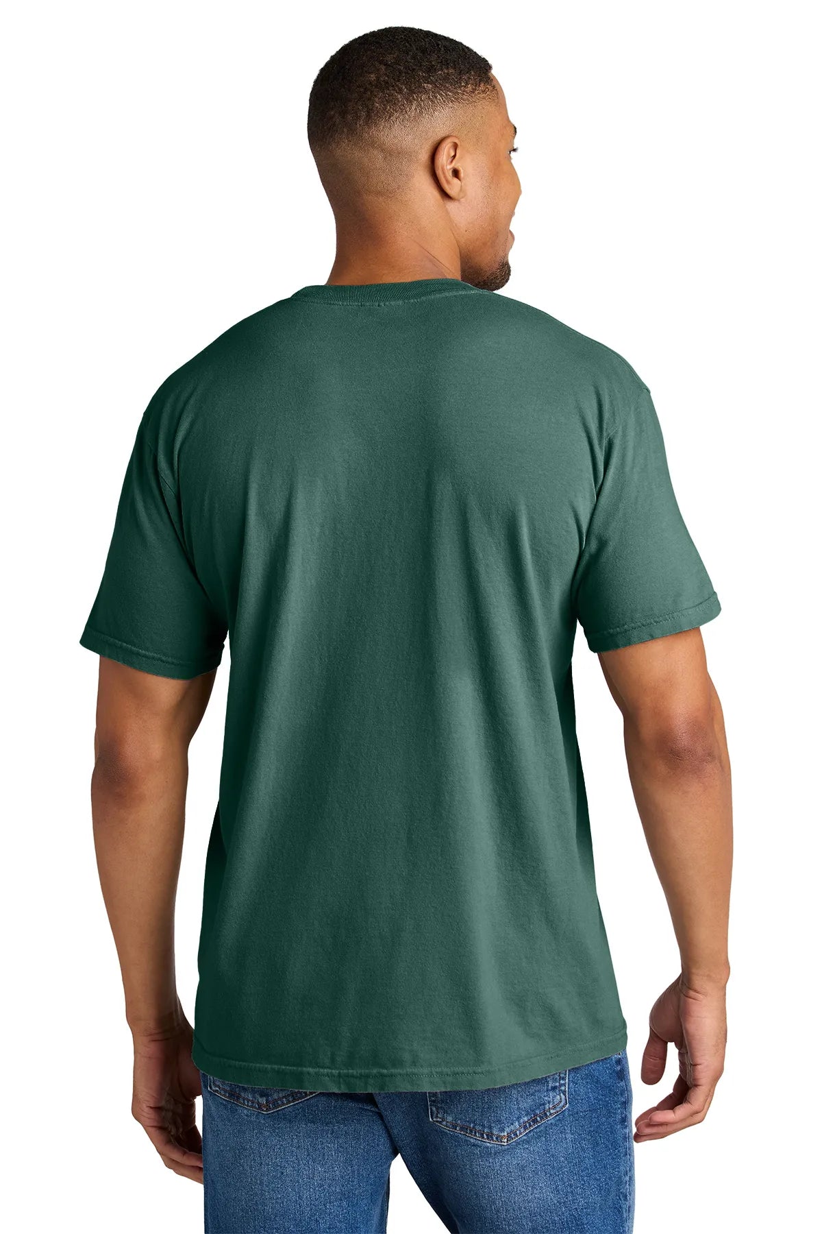 COMFORT COLORS ® Heavyweight Ring Spun Tee. 1717 Blue Spruce_2