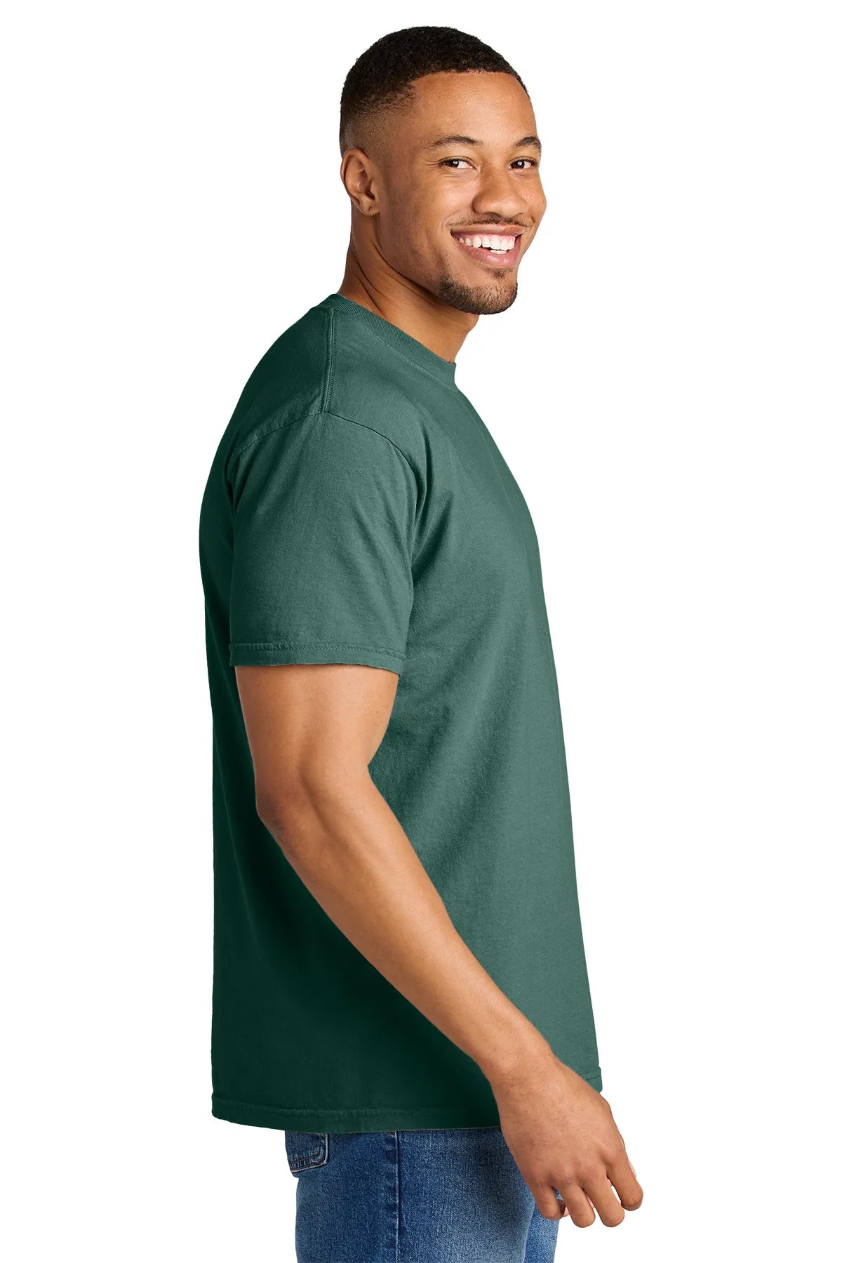 COMFORT COLORS ® Heavyweight Ring Spun Tee. 1717 Blue Spruce_3
