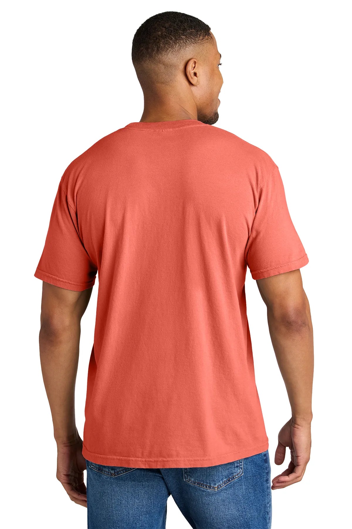 COMFORT COLORS ® Heavyweight Ring Spun Tee. 1717 Bright Salmon_2