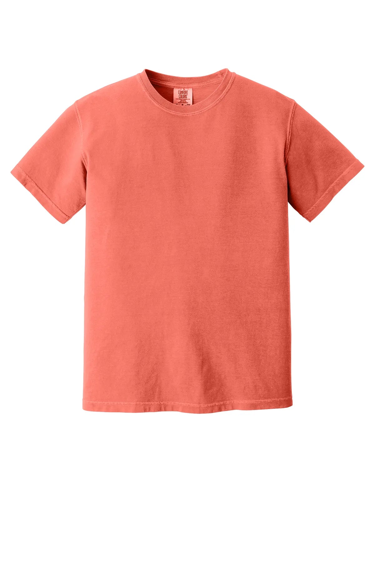 COMFORT COLORS ® Heavyweight Ring Spun Tee. 1717 Bright Salmon_4