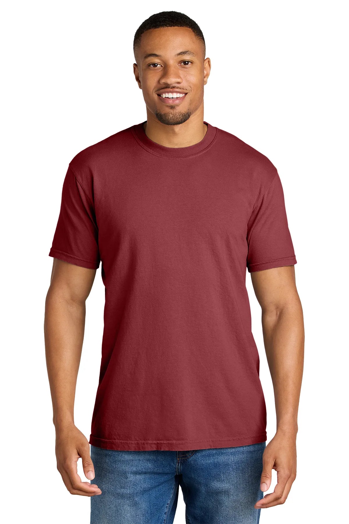 COMFORT COLORS ® Heavyweight Ring Spun Tee. 1717 Chili_1
