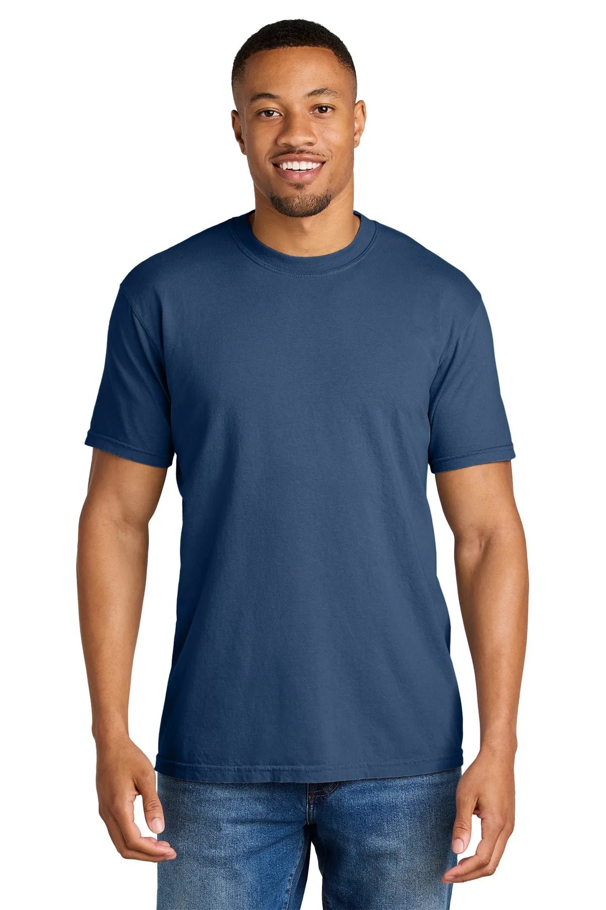 COMFORT COLORS ® Heavyweight Ring Spun Tee. 1717 China Blue_1