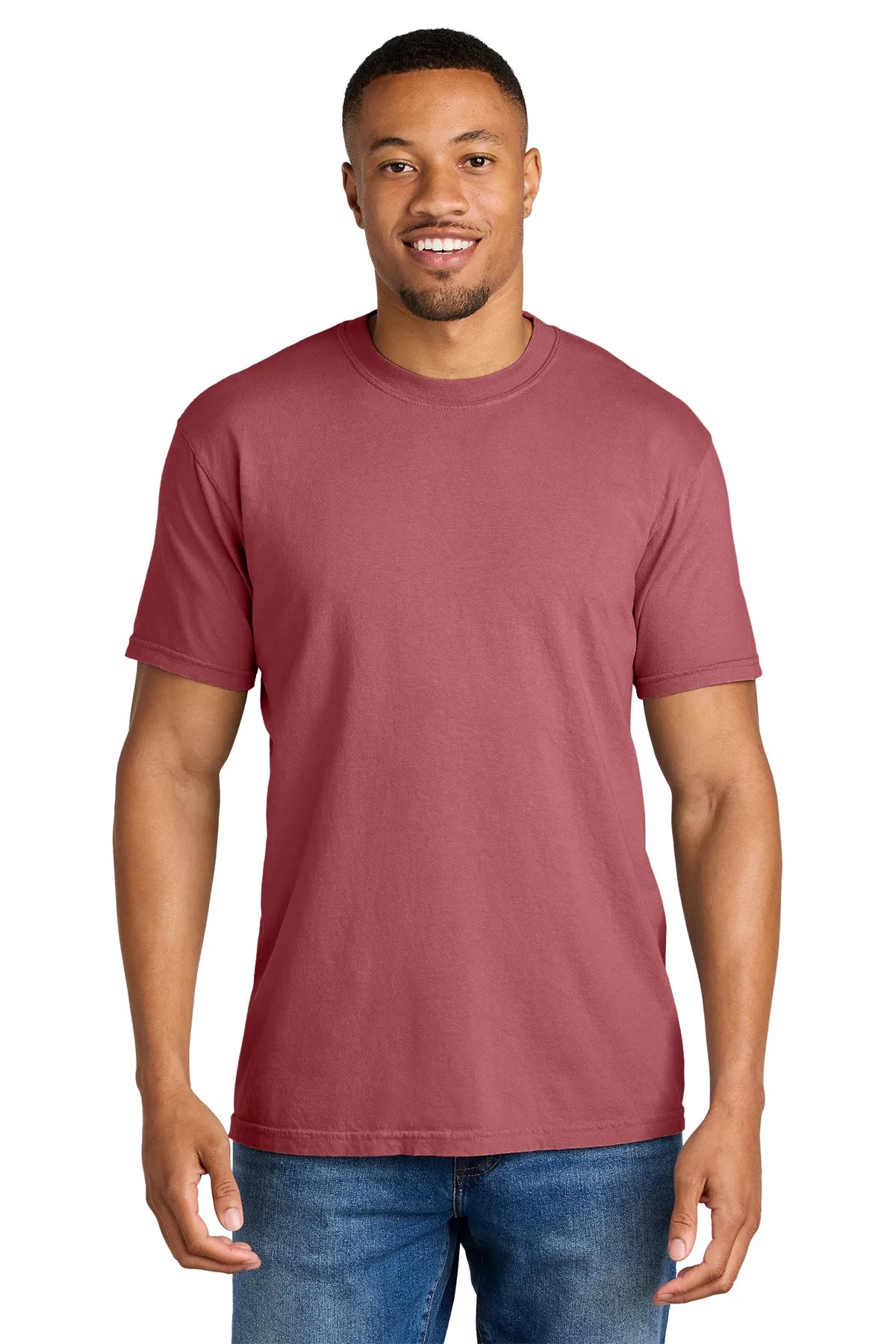 COMFORT COLORS ® Heavyweight Ring Spun Tee. 1717 Crimson_1