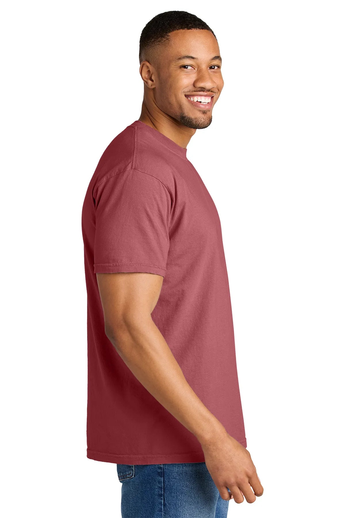 COMFORT COLORS ® Heavyweight Ring Spun Tee. 1717 Crimson_3