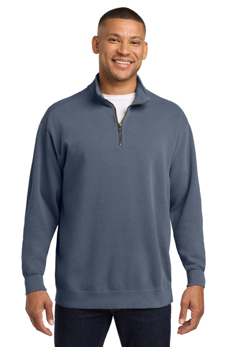 COMFORT COLORS ® Ring Spun 1/4-Zip Sweatshirt. 1580 Blue Jean_1