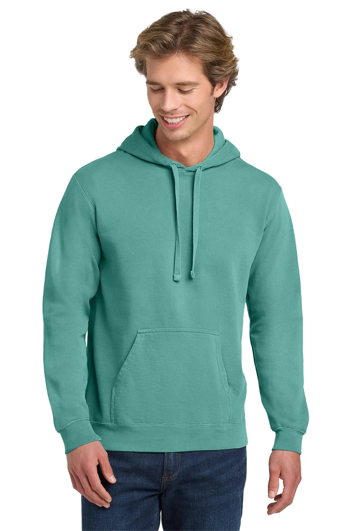 COMFORT COLORS ® Ring Spun Hooded Sweatshirt 1567 Sea Foam_1 