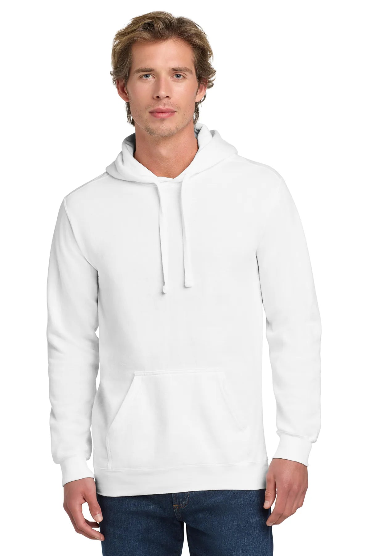 COMFORT COLORS ® Ring Spun Hooded Sweatshirt 1567 White_1