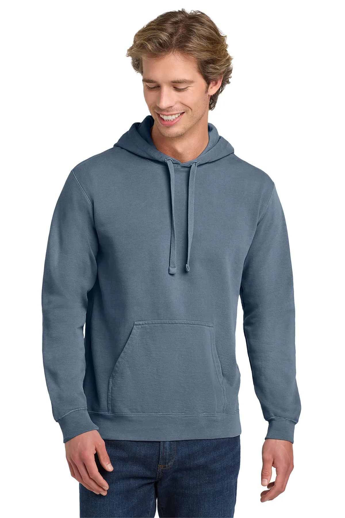 COMFORT COLORS ® Ring Spun Hooded Sweatshirt Blue Jean_1