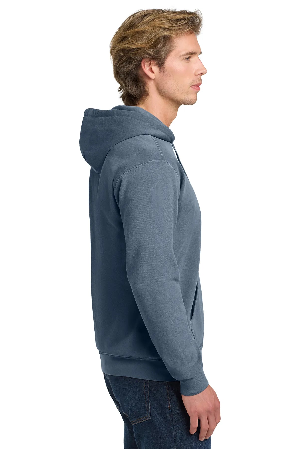 COMFORT COLORS ® Ring Spun Hooded Sweatshirt Blue Jean_3