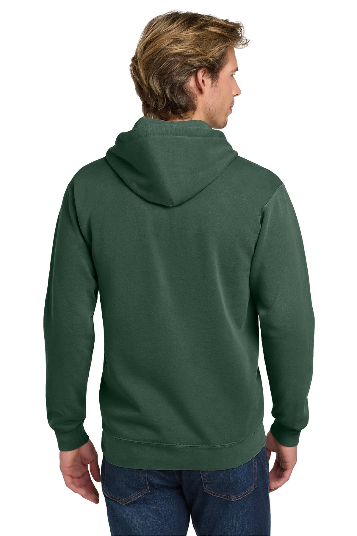 COMFORT COLORS ® Ring Spun Hooded Sweatshirt Blue Spruce_2