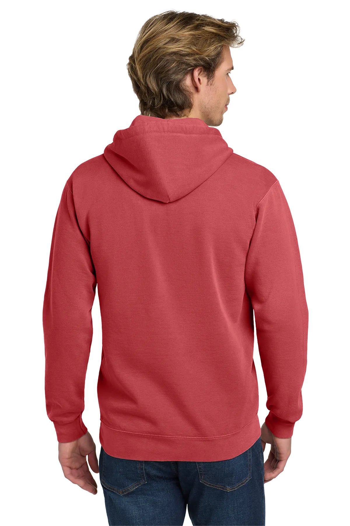COMFORT COLORS ® Ring Spun Hooded Sweatshirt Crimson_2