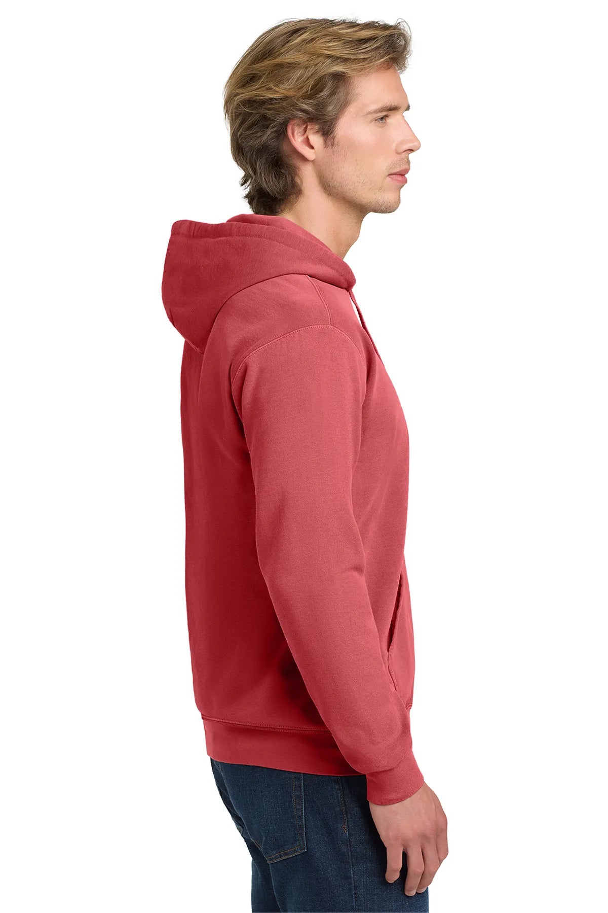 COMFORT COLORS ® Ring Spun Hooded Sweatshirt Crimson_3