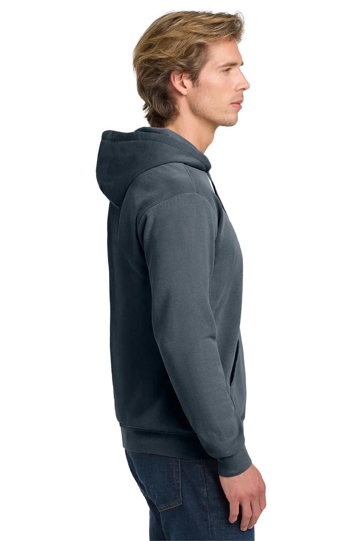COMFORT COLORS ® Ring Spun Hooded Sweatshirt Denim_3