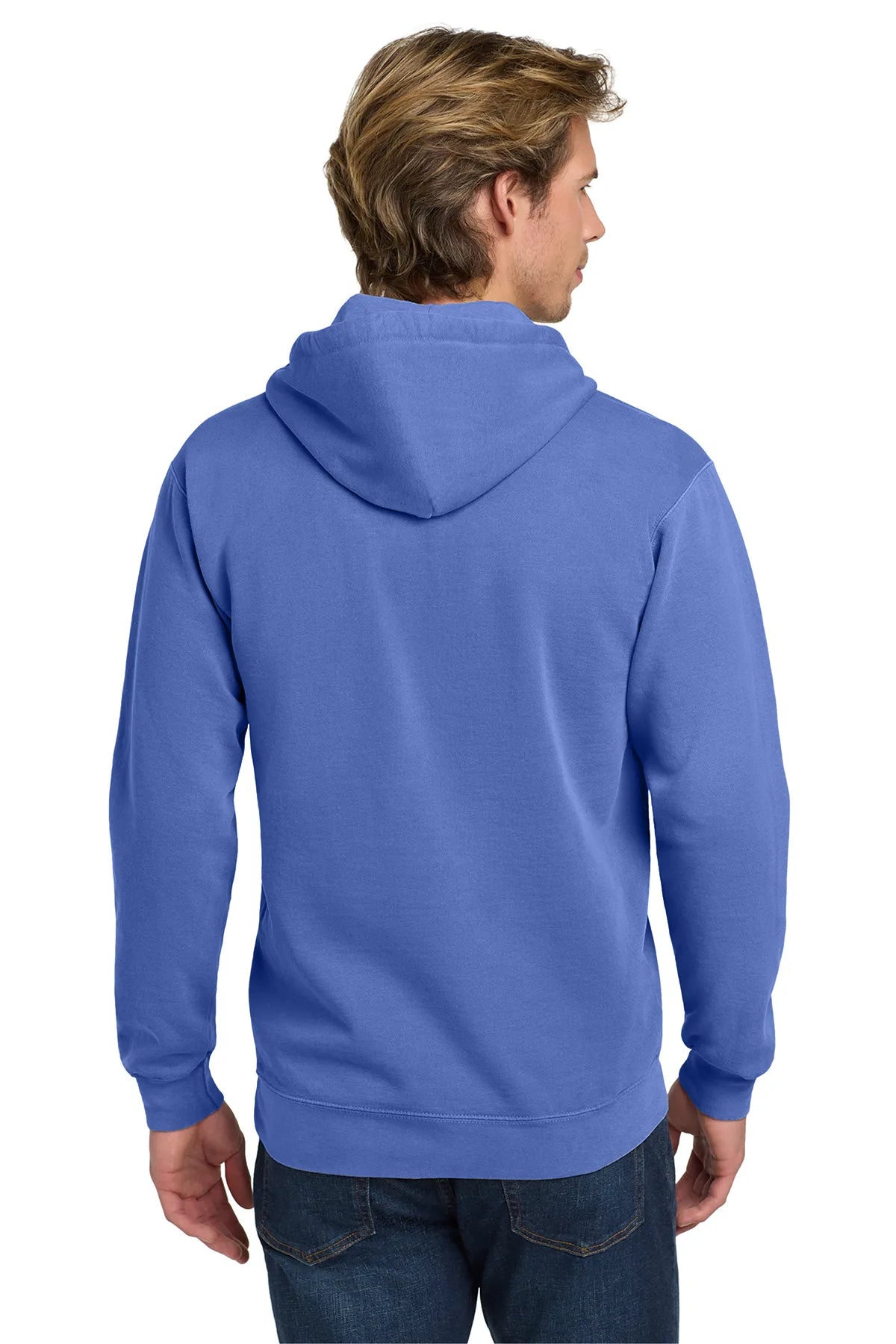 COMFORT COLORS ® Ring Spun Hooded Sweatshirt Flo Blue_2