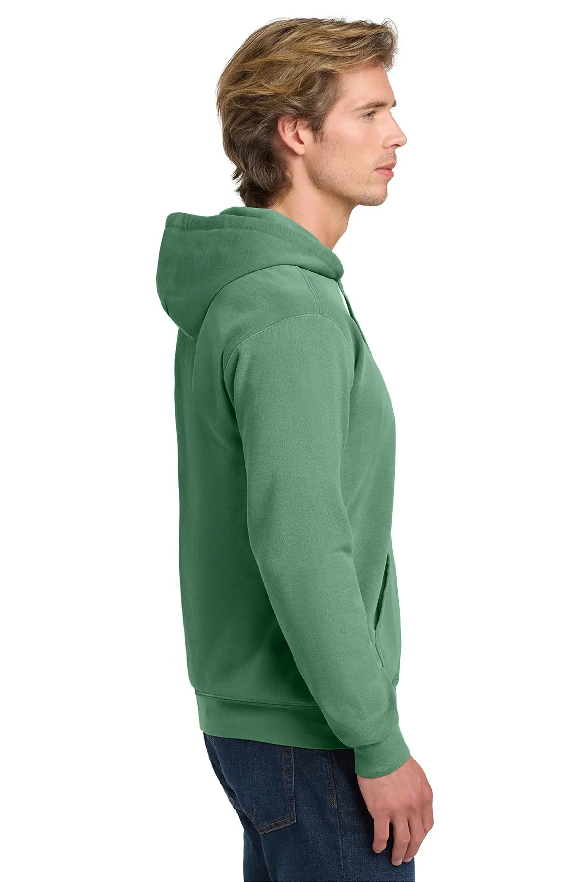 COMFORT COLORS ® Ring Spun Hooded Sweatshirt Flo Light Green_3