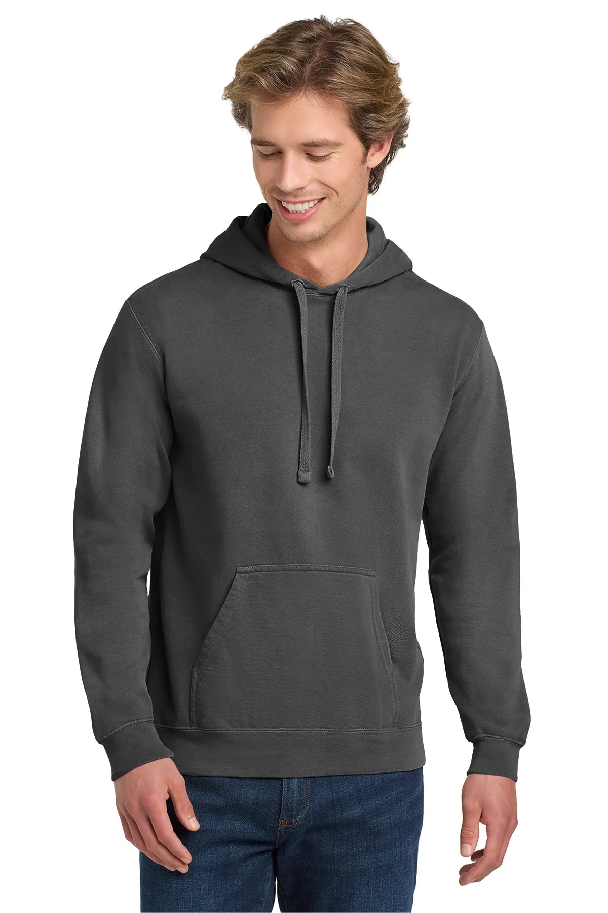 COMFORT COLORS ® Ring Spun Hooded Sweatshirt Flo Light Pepper_1