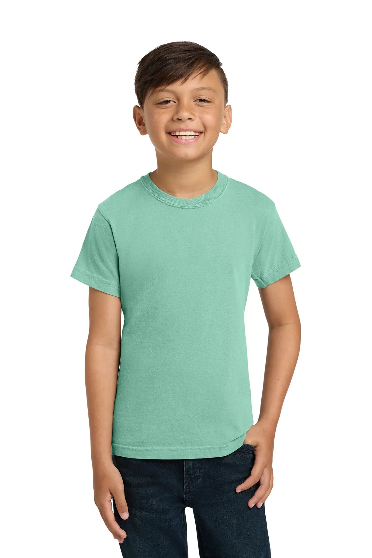 COMFORT COLORS ® Youth Heavyweight Ring Spun Tee. 9018 Chalky Mint_1