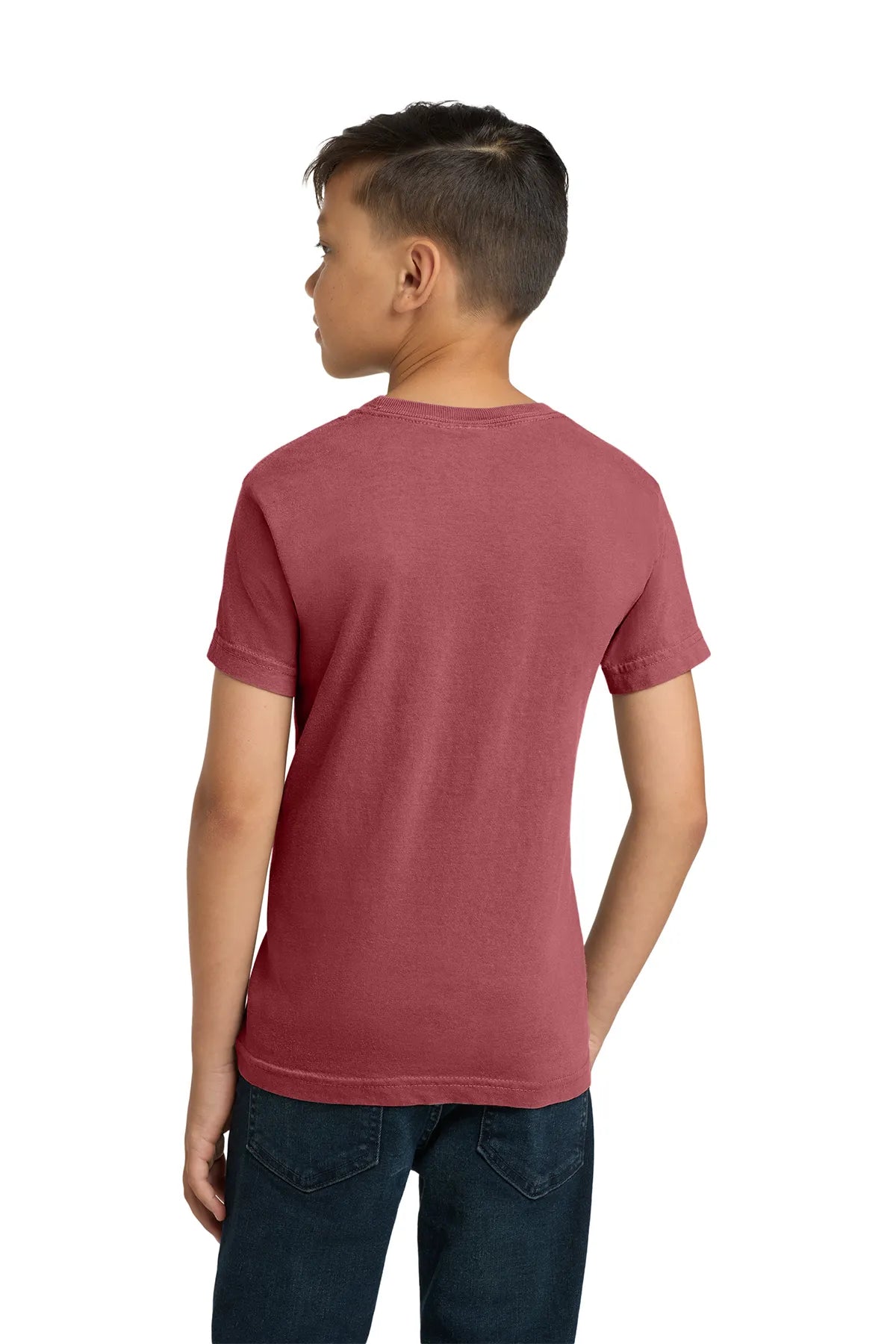 COMFORT COLORS ® Youth Heavyweight Ring Spun Tee. 9018  Crimson_2