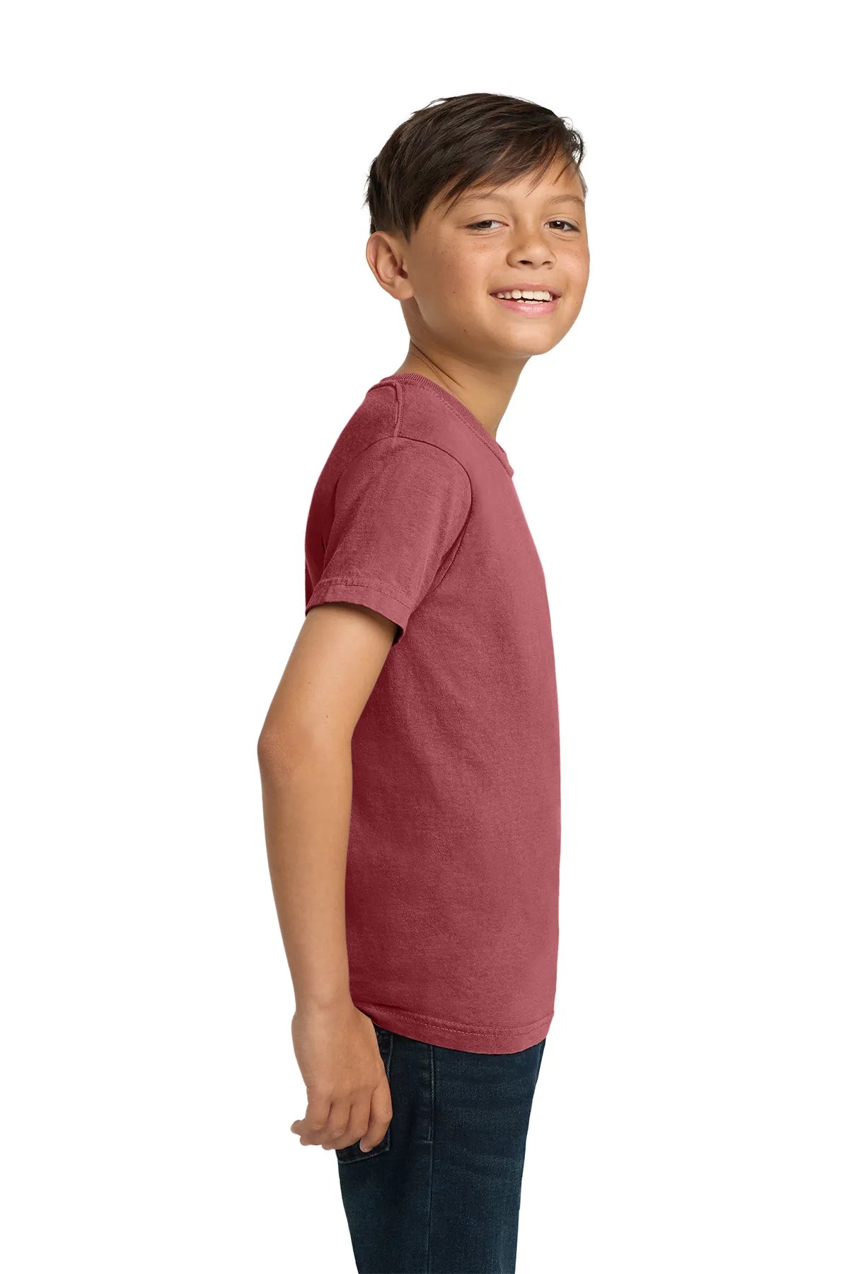 COMFORT COLORS ® Youth Heavyweight Ring Spun Tee. 9018  Crimson_3