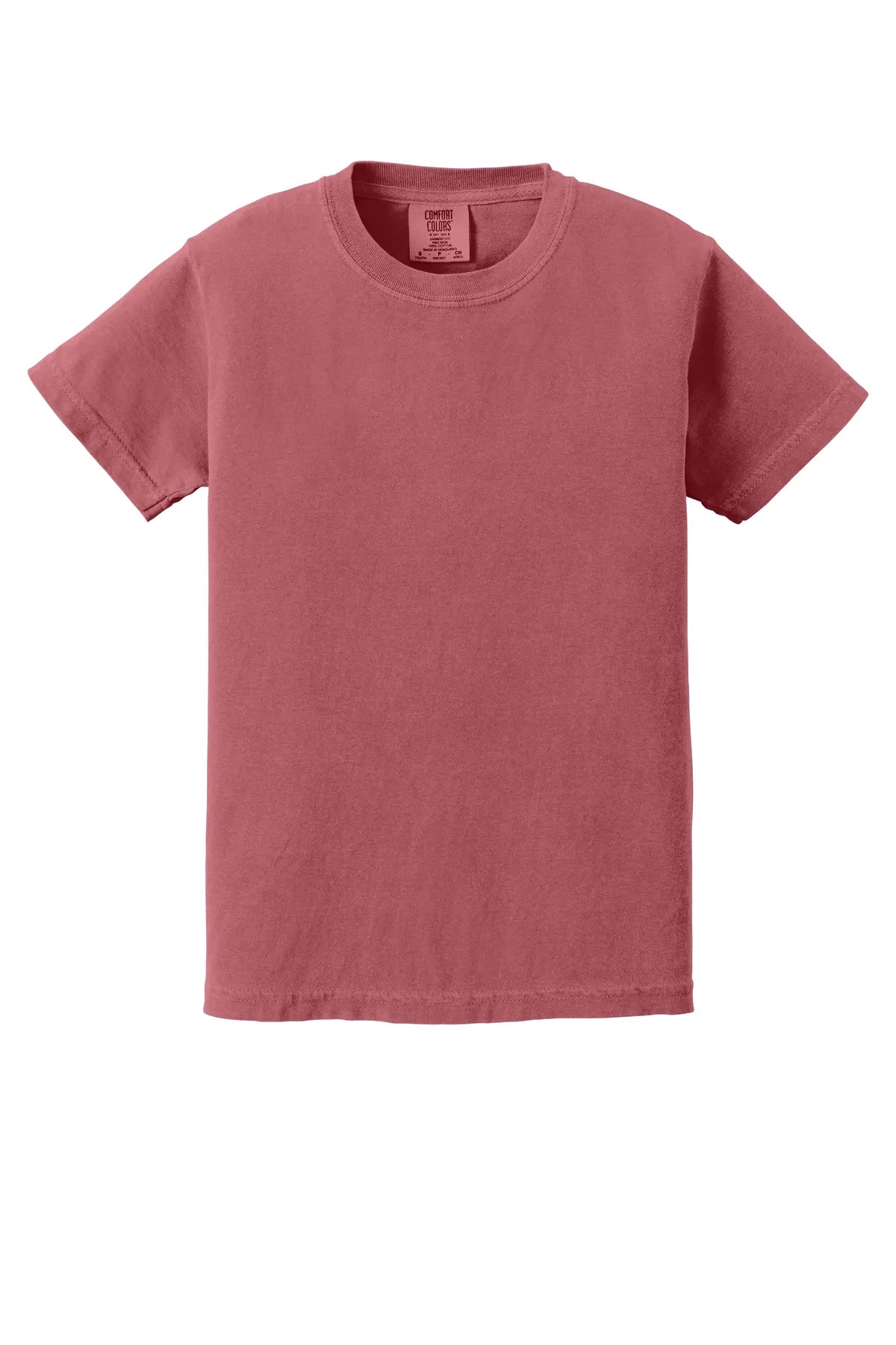 COMFORT COLORS ® Youth Heavyweight Ring Spun Tee. 9018  Crimson_4