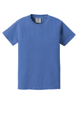 COMFORT COLORS ® Youth Heavyweight Ring Spun Tee. 9018  Flo Blue_4