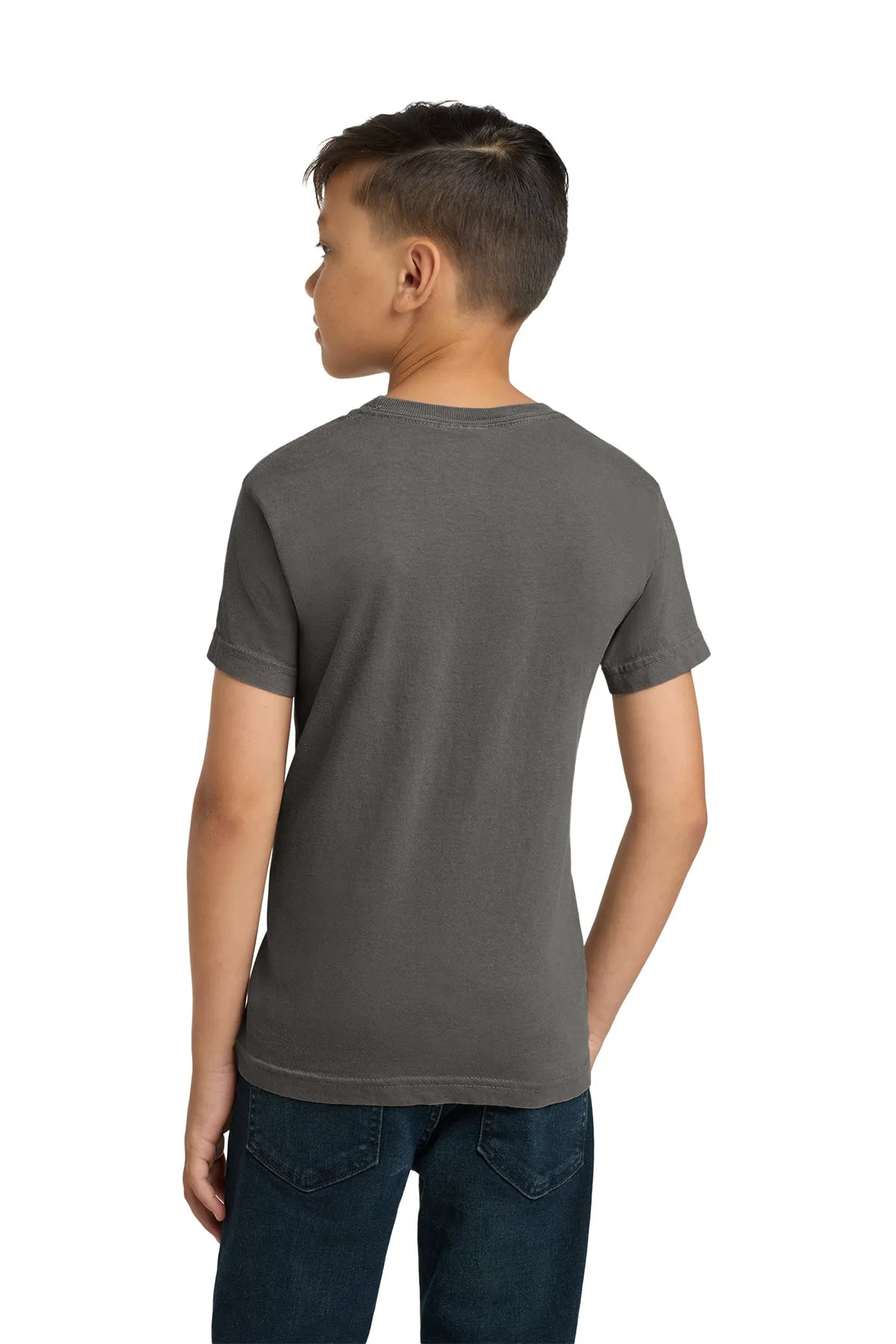 COMFORT COLORS ® Youth Heavyweight Ring Spun Tee. 9018  Flo Grey_2