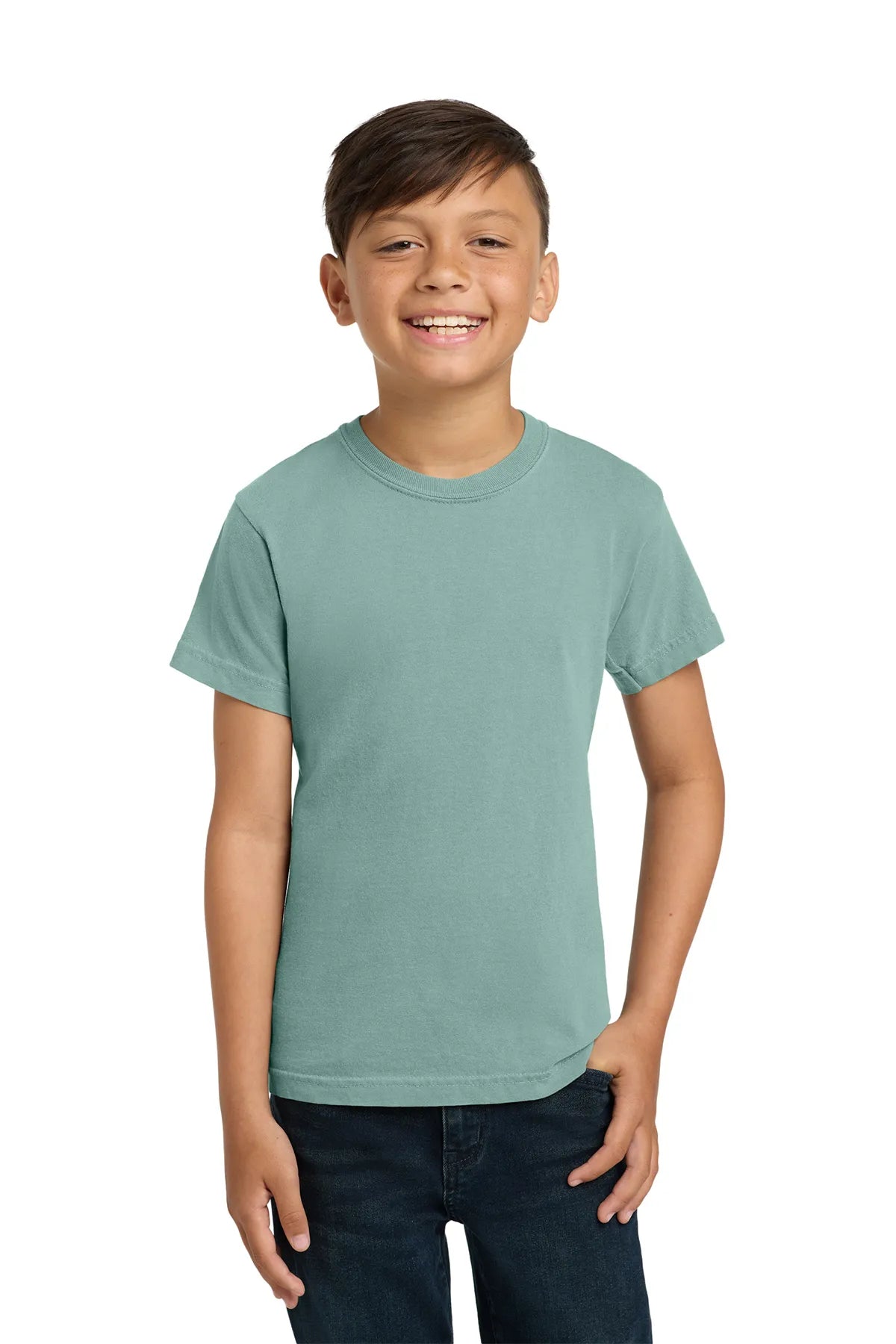 COMFORT COLORS ® Youth Heavyweight Ring Spun Tee. 9018  Seafoam_1