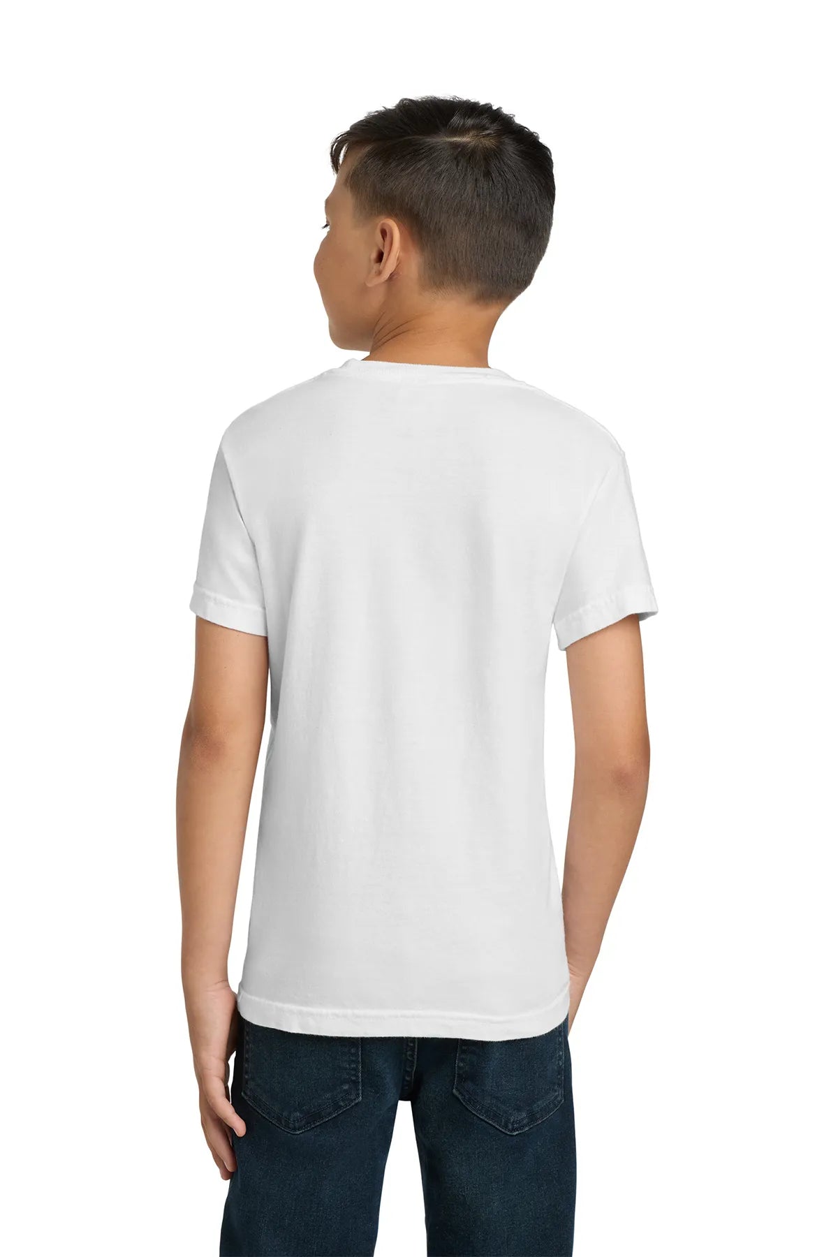 COMFORT COLORS ® Youth Heavyweight Ring Spun Tee. 9018  White_2