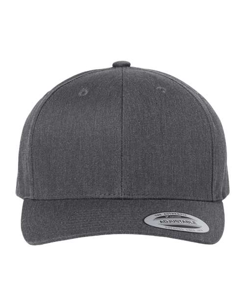 CVC Snapback Cap - dark heather grey