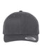 CVC Snapback Cap - dark heather grey