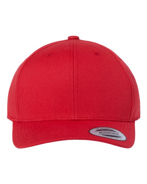 CVC Snapback Cap - red