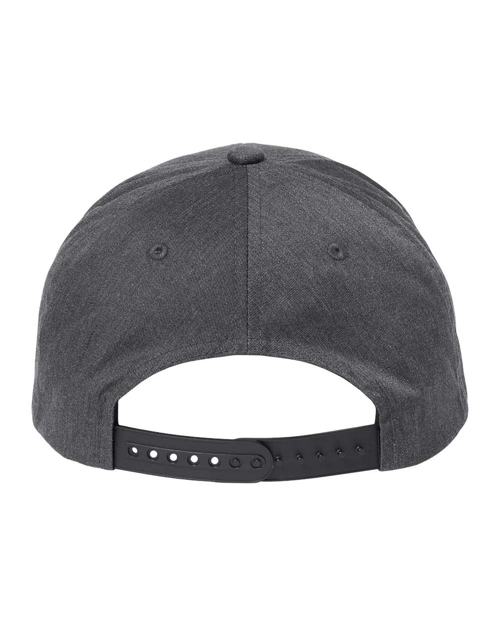 CVC Snapback Cap Dark Heather Grey_3