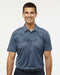 Camo Chest Print Polo tech ink