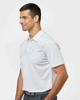 Camo Chest Print Polo white_1