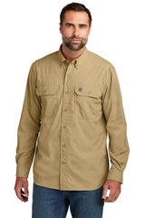 Carhartt Force® Solid Long Sleeve Shirt CT105291 dark khaki_4