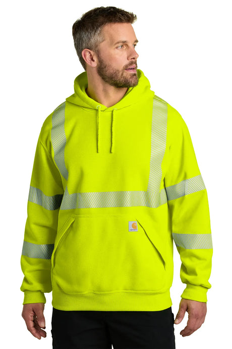 Carhartt ®  ANSI 107 Class 3 Hooded Sweatshirt CT104987 brite lime