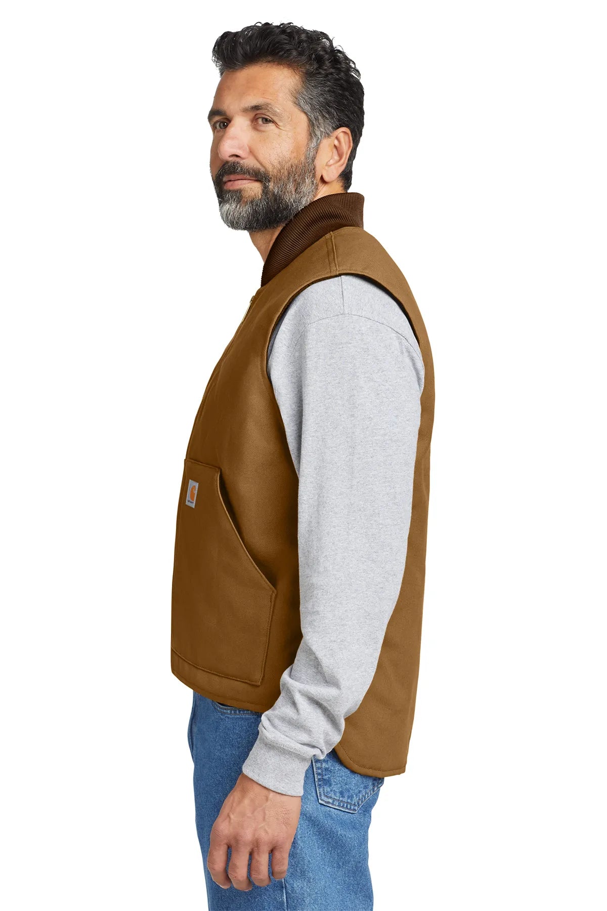 Carhartt  ®  Duck Vest. CT106676 carhartt brown_2