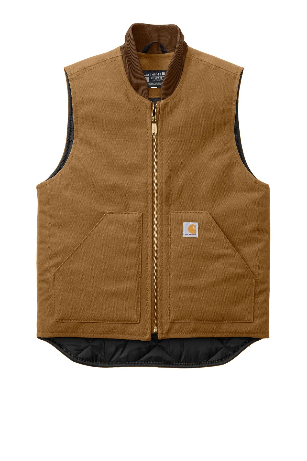 Carhartt  ®  Duck Vest. CT106676 carhartt brown_3