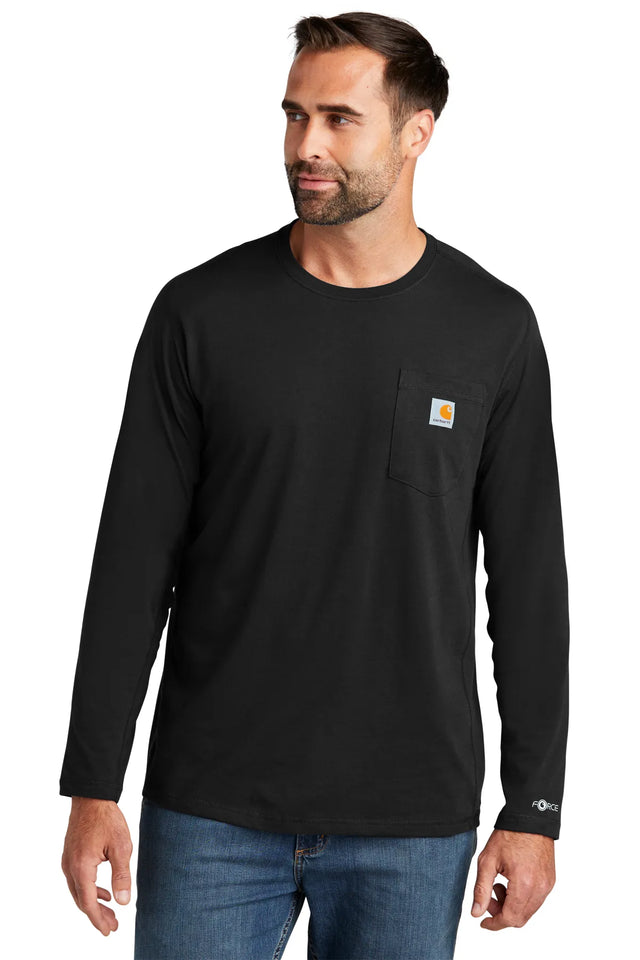 Carhartt Force ®  Long Sleeve Pocket T-Shirt CT106656 black